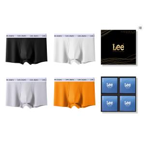 Трусы мужские 4 штуки подарочный набор Lee, оранжевый