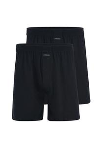 Боксеры, 2 пары базовых шорт AMMANN, черный