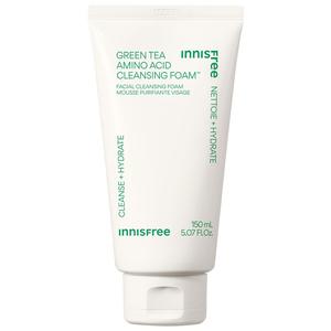 Очищающая пенка с аминокислотами зеленого чая без сульфатов innisfree, 5.07 oz /150 ml