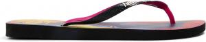 Шлепанцы Havaianas унисекс, черный/розовый