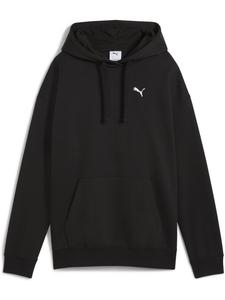 Толстовка ESS Relaxed Hoodie FL черного цвета Puma