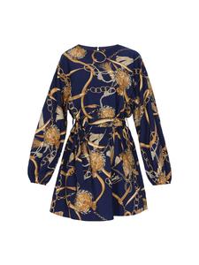 Faina Женское платье темно-синего цвета, разноцветное