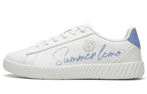 Скейтбординговые туфли женские низкие Sail белые/технологичные светло-фиолетовые Xtep