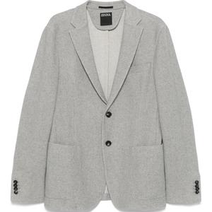Ermenegildo Zegna Смешанный эффект Блейзер, Gray