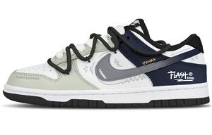 Nike Dunk Ethereal Glow женские кроссовки для скейтбординга с низким верхом, устойчивые к ударам и истиранию, бежево-голубые, унисекс