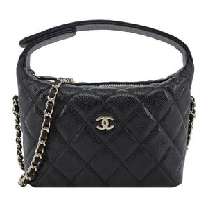 CHANEL Женская сумка из телячьей кожи черная