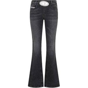 1969 D Ebbey Буткат Расклешенные Джинсы DIESEL, Черный