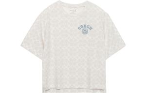 Футболка унисекс белая Coach, белый