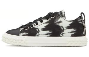Giuseppe Zanotti /GZ Blabber Low Top Стильные мужские кроссовки для скейтбординга, черно-белые