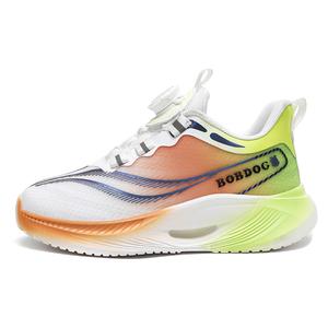 Кроссовки для бега с низким верхом, противоскользящие, с амортизацией, устойчивые к истиранию, дышащие, детские BOBDOG, красный