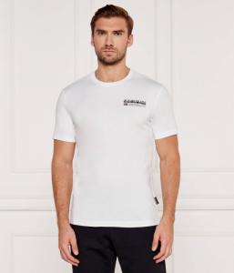 Футболка мужская Napapijri с логотипом бренда, белый