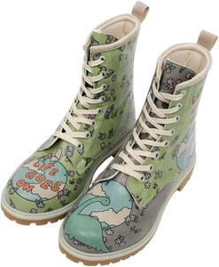 Женские высокие ботинки DOGO - веганская кожа и уникальный дизайн, зимние женские ботинки, удобные и стильные, Life Goes On