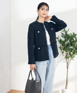 Твидовый пиджак Avv, цвет Navy