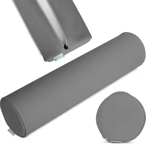 Подушка Habys Positioning Roll Full Roll Neck Pillow Positioning Pillow Roll | Валик для коленного сустава для массажа и терапии | 15x60 см | Серый | Touch Core HABYS