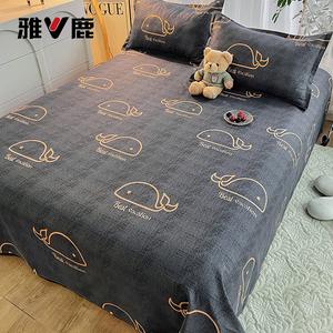 Yalu Простыня на резинке 120х210 см из хлопка, Little Whale