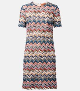 Мини-платье зигзагообразное ламе Missoni, Multicolor tones