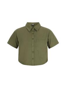 Блуза DreiMaster Vintage, оливковый