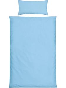 Постельное белье Himmelkron синего цвета Erwin Müller, 135x200 см + 40x80 см