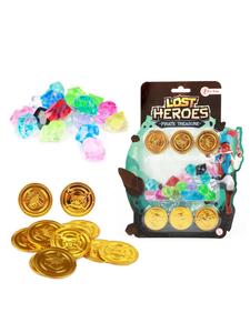 Toi-Toys Набор золотых монет и бриллиантов «Потерянные герои» в разноцветном исполнении
