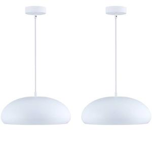 Подвесной светильник KONSIMOВ INCENDO 2-er Set, белый - металл - 30 х 14 х 30 см