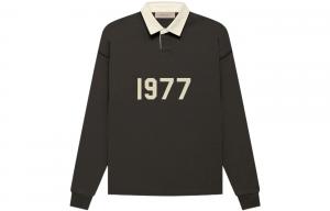 Хенли Регби Fear Of God Essentials, Серый Черный