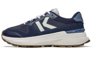 Kappa Кроссовки для бега с низким верхом, износостойкие, противоскользящие, унисекс, сине-белые