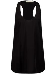 Шелковый топ без рукавов ZIMMERMANN, черный