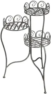 Ambiente House табурет для цветов "подставка для цветов серого цвета (В) 70см", (1 шт.) Ambiente Haus 52х70х43 см, серый