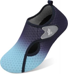 Водные тапочки LeIsfIt для женщин и мужчин, для плавания, пляжа и ходьбы, быстросохнущие акваносочки для бассейна, дайвинга, прогулок на лодке, реки, йоги, озера и серфинга, синий
