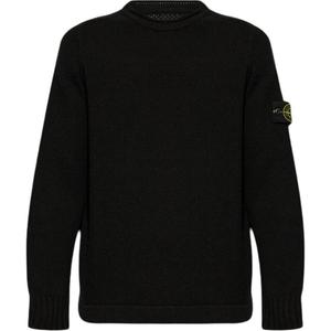 Свитер мужской черный Stone Island, черный