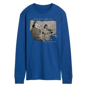 Мужская футболка Charlie Parker Three Deuces с длинными рукавами Licensed Character