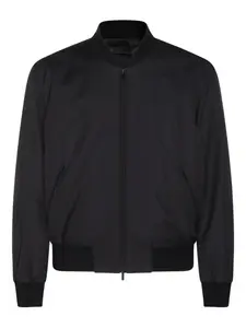 Бомбер на молнии Giorgio Armani, черный