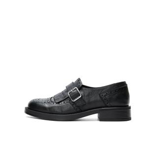 PT'SON Женские лоферы черные, цвет Black