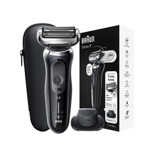 Серия 7 1000s электробритва foil немецкий импорт, умная бритва, моющаяся триммер для бороды BRAUN, черный