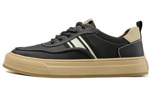 Кеды мужские, обувь для скейтбординга низкая черный Aokang