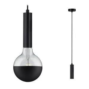 Подвесной светильник Neordic Kine макс. 1x60W 230V металл E27 1 шт. E27 Paulmann, черный