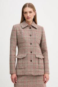 Пальто из смесовой шерсти Tommy Hilfiger, коричневый