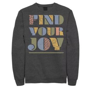 Мужской свитшот с текстовым наполнением Fifth Sun Find Your Joy Licensed Character