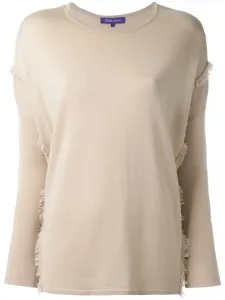 Свитер с бахромой Ralph Lauren Collection, коричневый