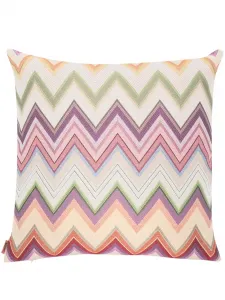 Подушка с узором зигзаг Missoni Home, нейтральный