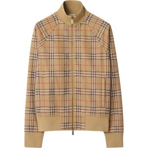 Burberry Принтованный застегивающийся бомбер, Sand