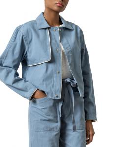 Лила Пи Контрастная отделка куртка Lilla P, синий