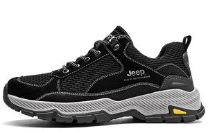 Jeep Мужские низкие уличные кроссовки черные
