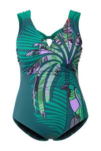 Треугольный купальник Ulla Popken, темно-зеленый