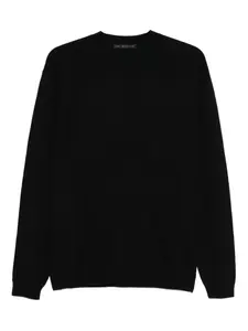 Свитер с круглым вырезом Low Brand, черный