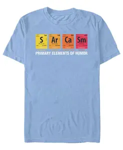 Мужская футболка Elements of Humor с коротким рукавом Fifth Sun, синий