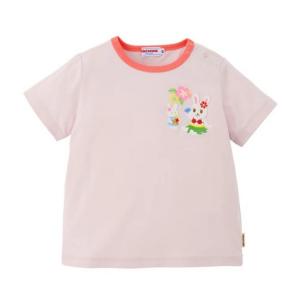 MIKI HOUSE Футболка розовая светло-фиолетовая для детей 3-7 лет