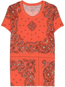 Majestic Filatures футболка из джерси с принтом, оранжевый