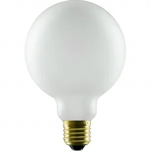 Светодиодная лампа LED LED Globe 95 матовая E27 теплый белый, диммируемая, E27, Globe 95, матовая Segula, белый