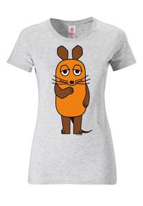 Футболка Logoshirt Sendung mit der Maus, цвет grau-meliert